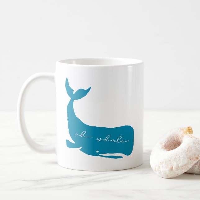 Oh Whale Coffee Mug (With Donut)