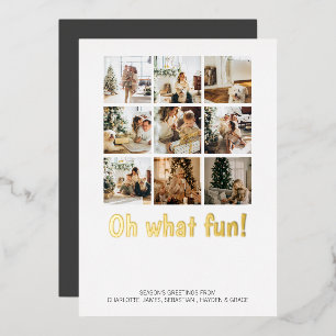 Oh What Fun 9 Photo Christmas Holiday Season