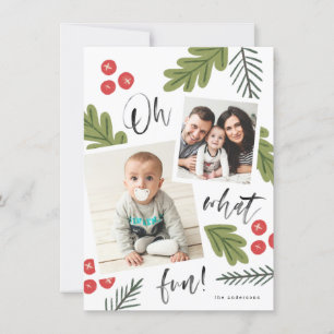 Oh What Fun Berry Snapshot Multi-Photo Announcement