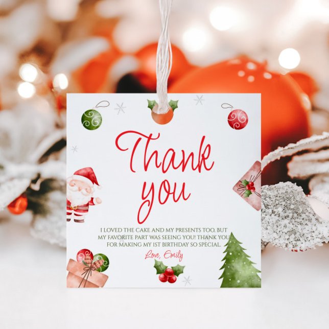 Oh What Fun Christmas Birthday Gift Tag (Creator Uploaded)