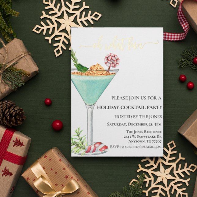 Oh What fun Christmas Cocktail party Foil (Creator Uploaded)