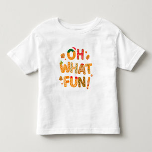 Oh What Fun Christmas Gingerbread Cookies Toddler T-Shirt