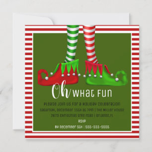 Oh, What Fun Christmas Party Invitation
