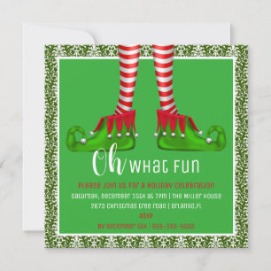 Oh, What Fun Christmas Party Invitation