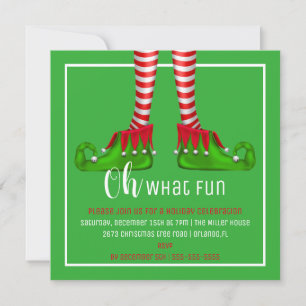 Oh, What Fun Christmas Party Invitation