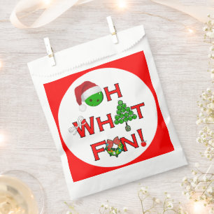Oh What Fun Christmas Pickleball X-Mas Party Favou Favour Bags