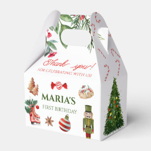 Oh What Fun Christmas Winter Birthday Favour Box