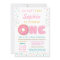 Oh What Fun Doughnut First Birthday Party Invitati
