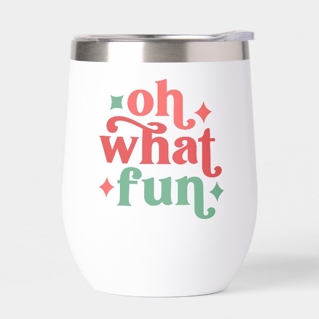 Oh What Fun - Festive Holiday Typography (Left)