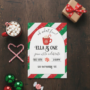 oh what fun! first birthday invitation