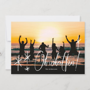 Oh What Fun Holiday Christmas Photo Card