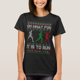 Oh What Fun Is It To Run Ugly Christmas Sweater Ru