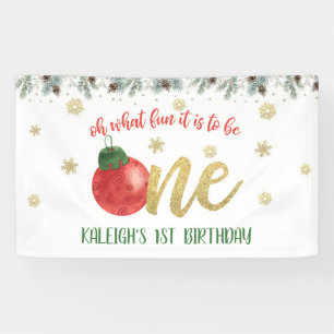 Oh What Fun it is to Be One Christmas Banner