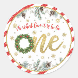 Oh What Fun it is to Be One - Christmas (WR) Classic Round Sticker