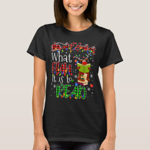 Oh What Fun It Is To Read Book Librarian Teacher C T-Shirt
