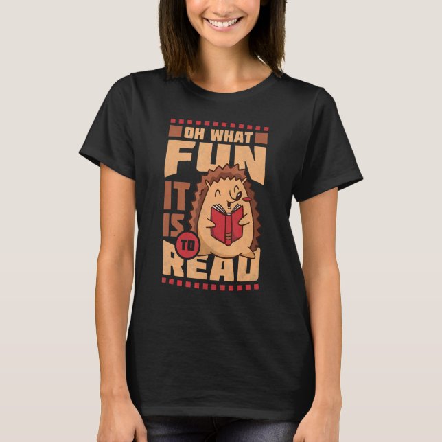 Oh What Fun It Is To Read  Elementary School T-Shirt (Front)