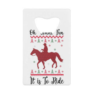 Oh What Fun It Is To Ride Horse Christmas