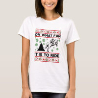 Oh What Fun It Is To Ride Horse UGLY Christmas