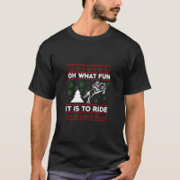 Oh What Fun It Is To Ride Horse UGLY Christmas