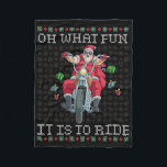 Oh What Fun It Is To Ride Motorcycle Christmas Gif Fleece Blanket<br><div class="desc">Oh What Fun It Is To Ride Motorcycle Christmas Gift</div>