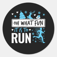 Oh What Fun It Is to Run Christmas Runner Running