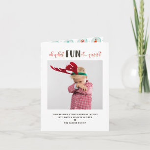 Oh What Fun It Wasn't   Do-Over Christmas Photo Card