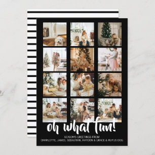 Oh What Fun Photo Christmas Personalised Holiday Card