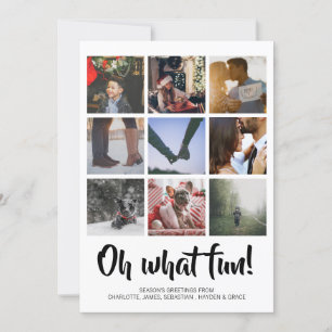 Oh What Fun Photo Christmas Personalised Holiday Card
