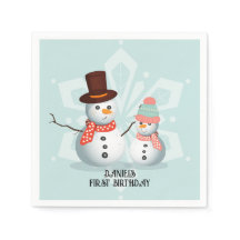 Oh What Fun Snowman Birthday