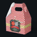 Oh What Fun To Be One! Christmas 1st Birthday Favour Box<br><div class="desc">Celebrate in style with these trendy 1st birthday party favour boxes. The design is easy to personalise with your own wording and your family and friends will be thrilled when they receive this fabulous party favour boxes.</div>