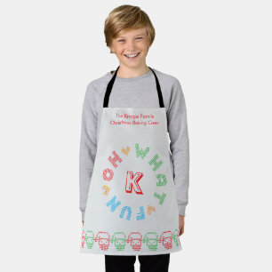 Oh What Fun Typography Christmas Apron