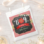 "Oh What Joy, It's A Boy!" Christmas Baby Shower Favour Bags<br><div class="desc">Celebrate in style with these trendy baby shower favour bags. The design is easy to personalise with your own wording and your family and friends will be thrilled when they see these fabulous favour bags. Matching products can be found in the collection.</div>