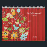 Oh Whimsical! Custom Flexi Calendar 2012<br><div class="desc">All original illustrations by fat*fa*tin. Great as a gift. Easy to customise with your own months (start and end date), text, images and style. Get one to brighten up your wall now! This calendar can be customised to any month and year as you wish. Click on "edit" under "date style...</div>