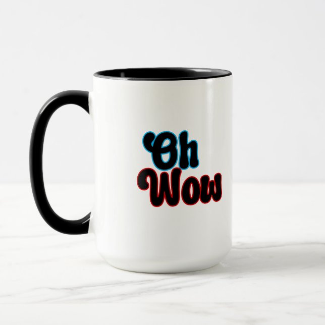 Oh Wow.b Mug (Left)