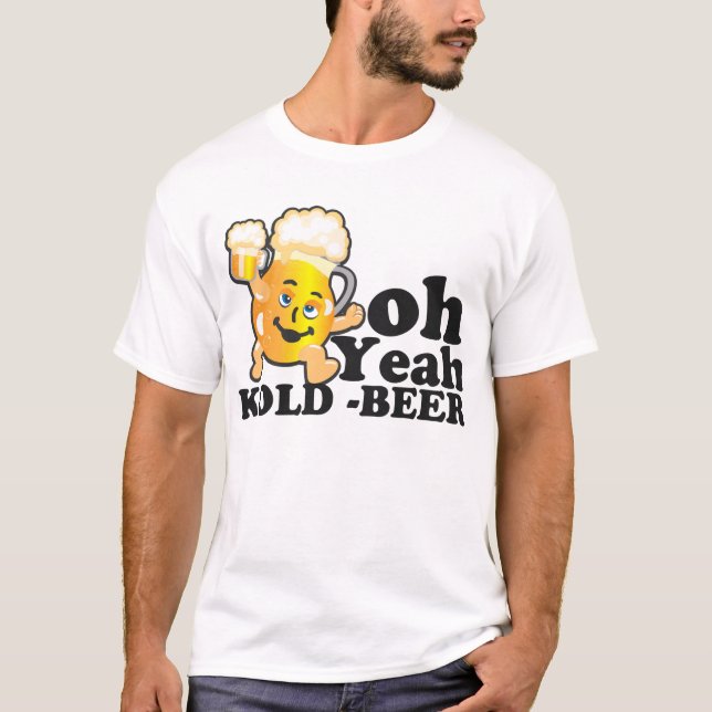 oh yeah Beer t-shirt (Front)