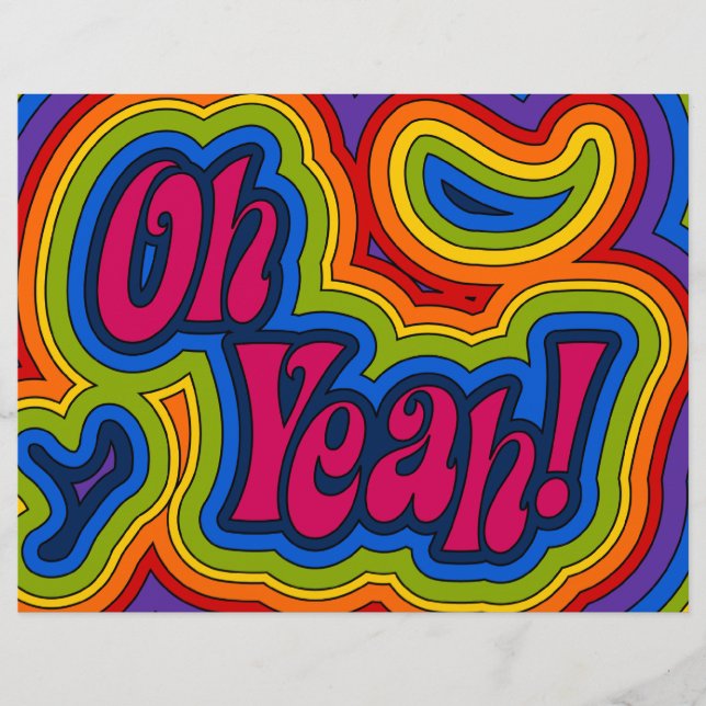 Oh Yeah! Flyer (Front)