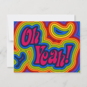 Oh Yeah! Invitation/Announcement Invitation