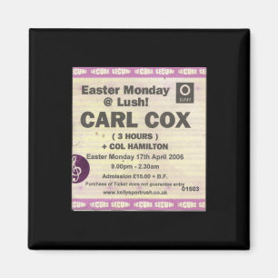 Oh Yes Oh Yes Oh Yes Portrush Ticket Sticker Magnet