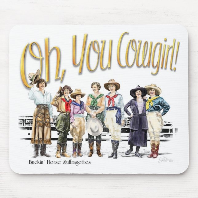 Oh You Cowgirl! Collection Mouse Mat (Front)