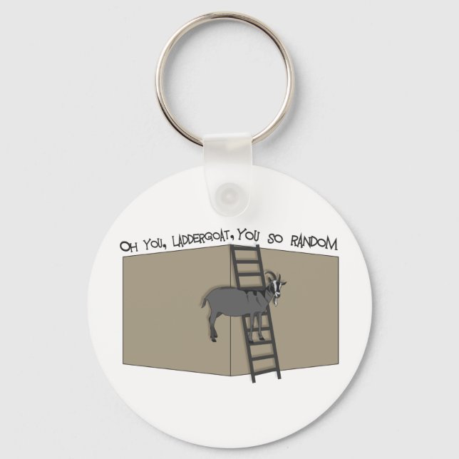 Oh You, LadderGoat , You so Random Key Ring (Front)