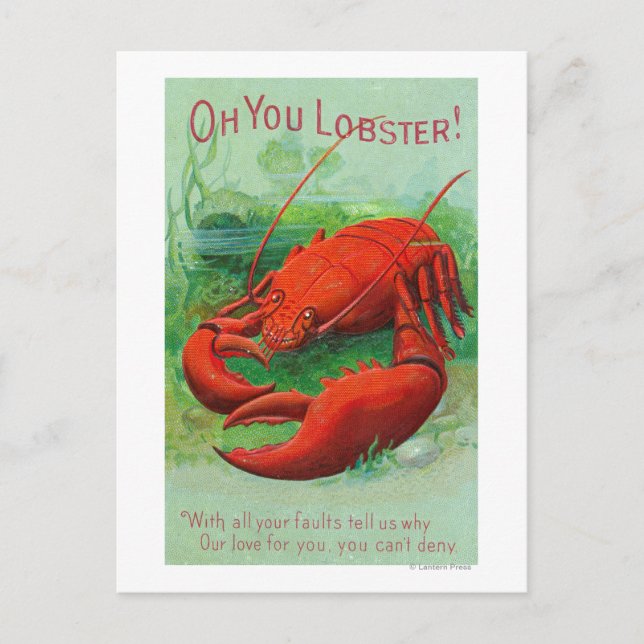Oh You Lobster Scene Postcard (Front)