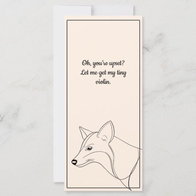 “Oh, you’re upset?” Bookmark – J to G (Front)