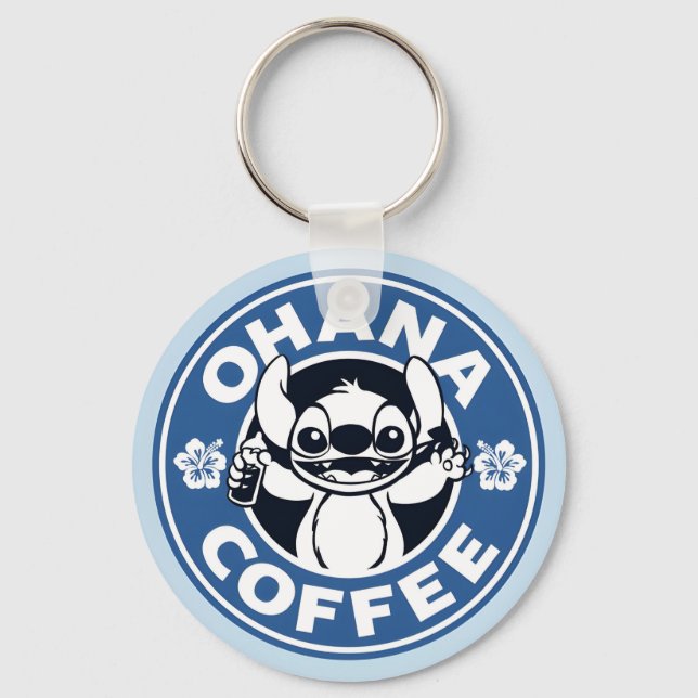 Ohana Coffee Logo Key Ring (Front)