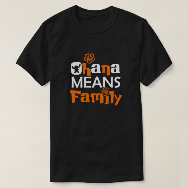 Ohana Means Family .png T-Shirt (Design Front)