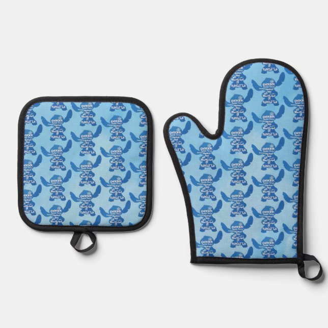 Ohana Oven Mitt & Pot Holder Set (Front)