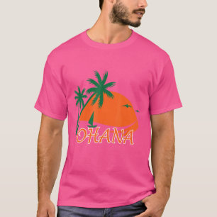 Ohana Retro Hawaii Tropical For Men And Women 1 T-Shirt