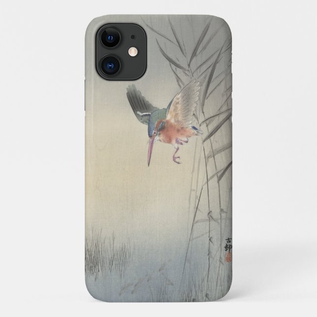Ohara Kosen Kingfisher Fishing Case-Mate iPhone Case (Back)