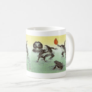 Ohara Koson , "Frog Sumo" Koson Ohara Coffee Mug