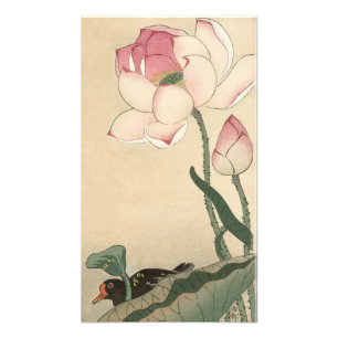 Ohara Koson, Lotus Flower - Japanese Art Photo Print