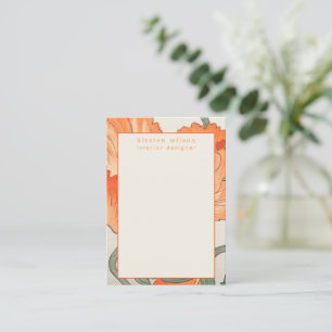 Ohara Koson - Vintage Japanese Orange Poppy Flower Card